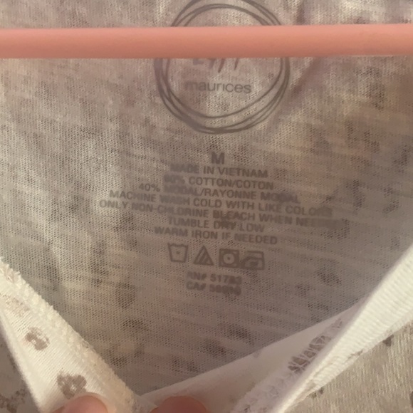 Maurices cheetah print t shirt - Picture 3 of 5